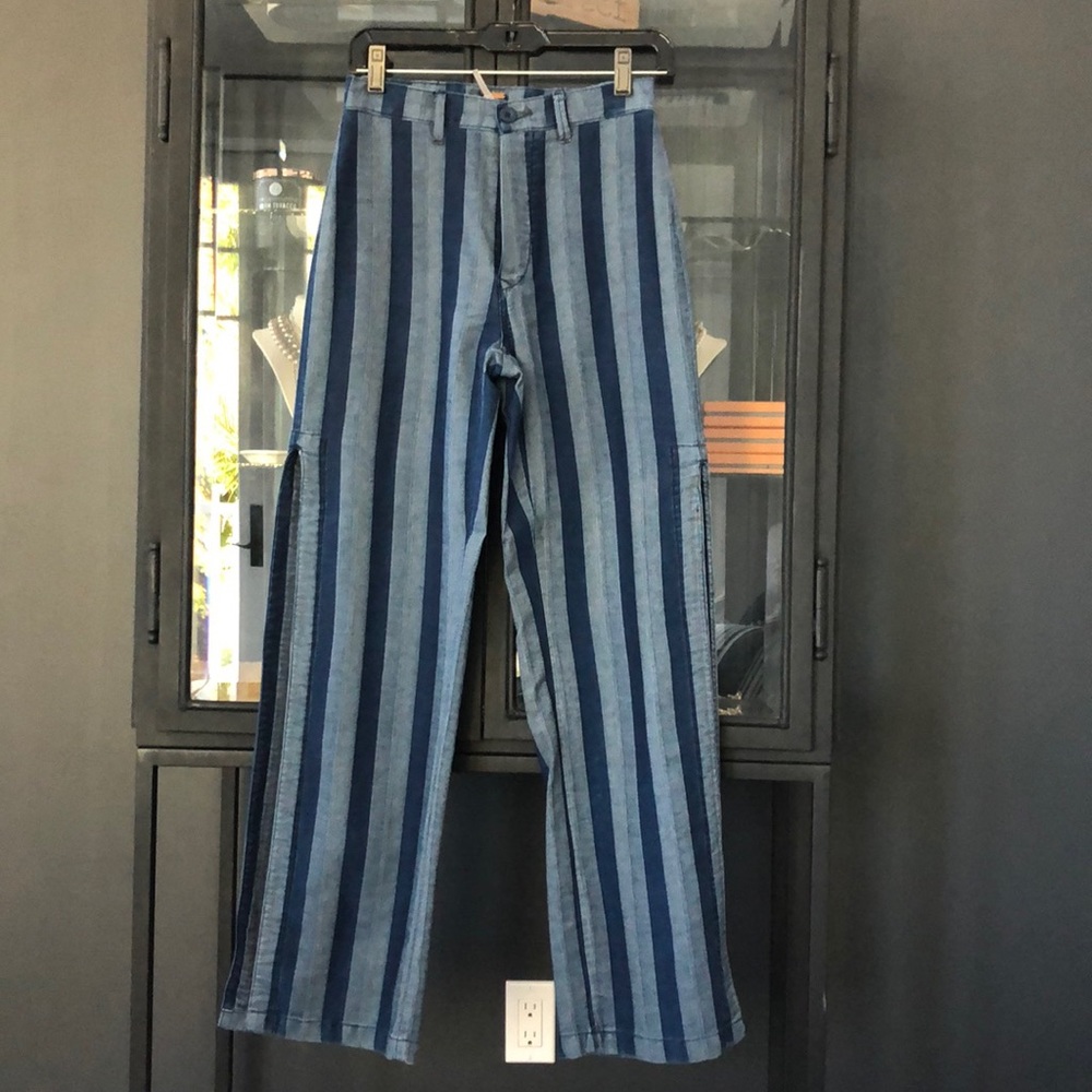 Free people side slit jean